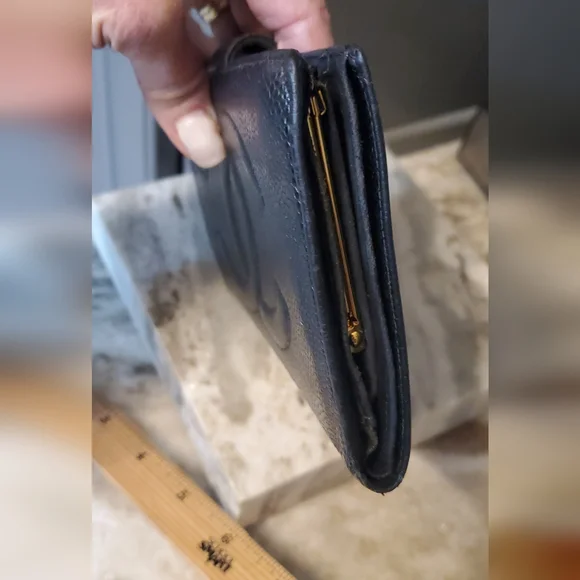 CHANEL BLACK CAVIAR WALLET Vintage 1979/1999⚜️🖤⚜️❤️⚜️🖤 - Picture 8 of 16